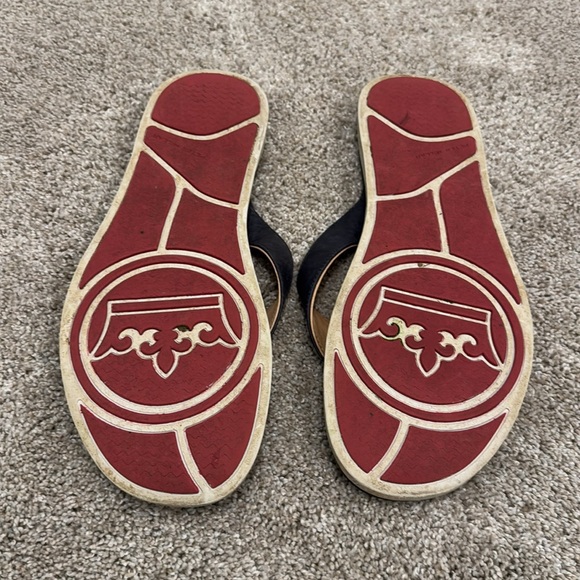 Peter Millar men’s size 12 hyperlight newbuck leather slide flip flips - Picture 4 of 5